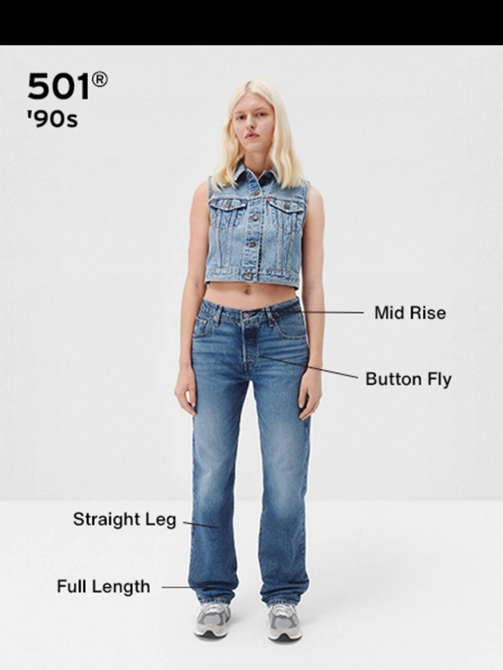 Levi's Light Blue Denim Waistband Jeans